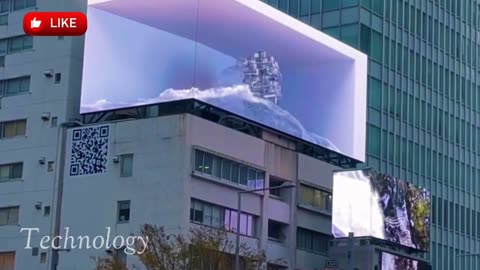 [Mysterious] You can see it jump out of the building screen! Billboard 3D