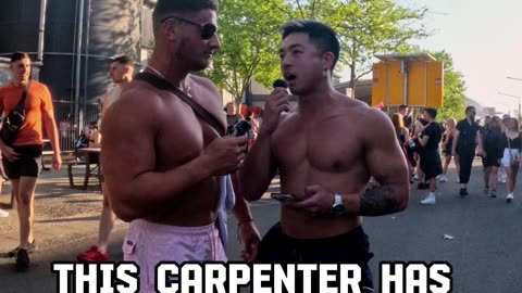 This Carpenter has the biggest arms