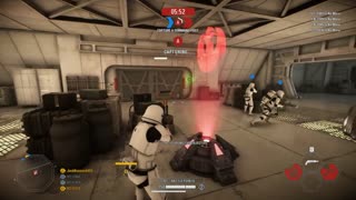 SWBF2: Instant Action Mission (Attack) First Order MC85 Star Cruiser Gameplay