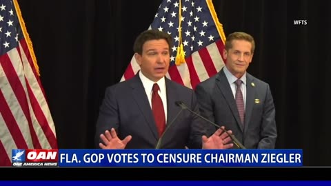 Fla. GOP Votes To Censure Chairman Ziegler