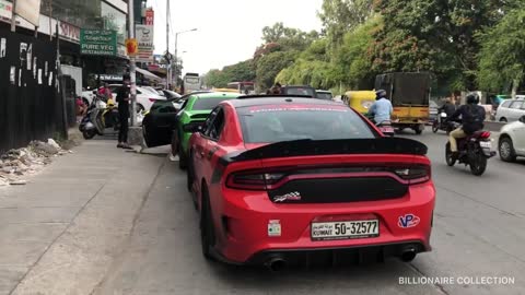 POLICE PULLED OVER 2 LOUD AMERICAN MUSCLE CARS IN INDIA | DODGE CHALLENGER, DODGE CHARGER| REACTION|