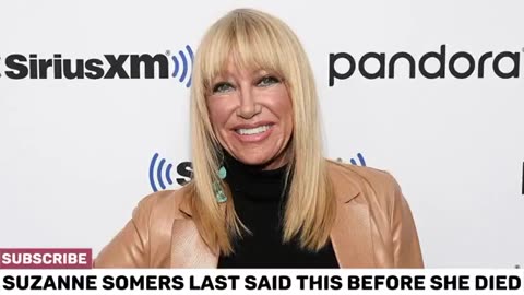 SUZANNE SOMERS SPEAKS ON THE DEATHS OF HOLISTIC DOCTORS IS REPORTED DEAD 12 HOURS LATER