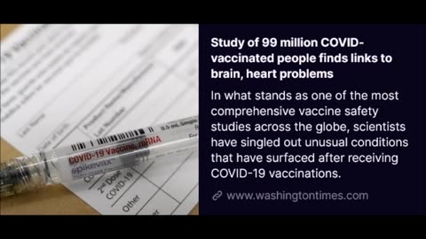 💉 99 million humans with brain or heart problems