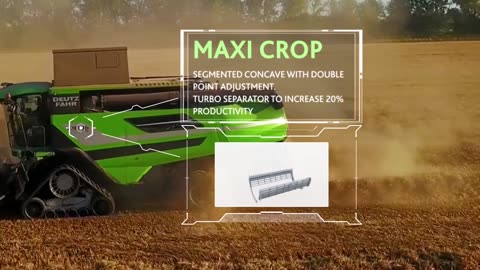 How Harvester works 3D animation DEUTZ FAHR C9300 Series Class leading performance