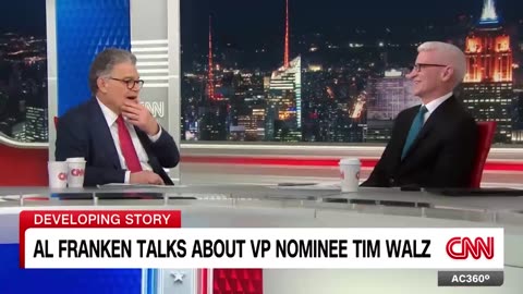 ‘Fell in love with the guy’： Al Franken tells story about Tim Walz starting his political career