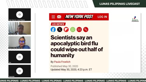 No evidence found that bird flu is transmitted to humans | Lunas Pilipinas - 062224