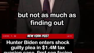 Hunter Biden Pleads Guilty in $1.4M Tax Evasion Case, Faces up to 17 Years in Prison