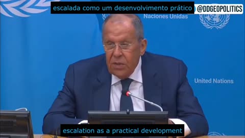 Lavrov acredita que não é o Irã que está interessado na escalada, mas sim Israel.