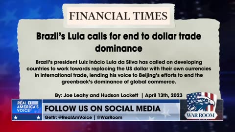 Lula Declares War On Trumpism. “Lula Is An Agent Of The Chinese Communist Party.”