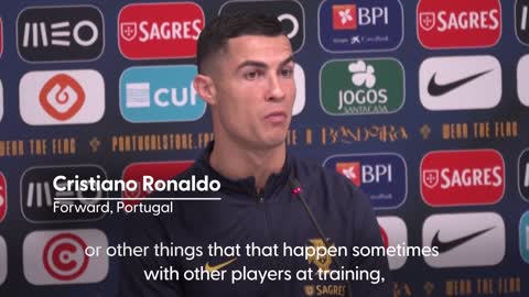 Cristiano Ronaldo says Manchester United row 'won't shake' Portugal team at World Cup