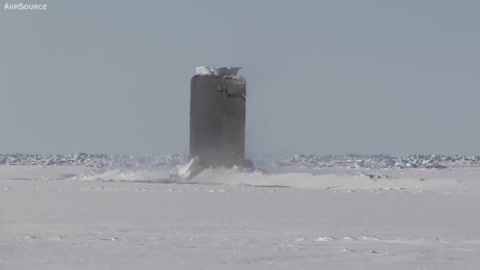 US Navy Nuclear Submarine Crashes Through Polar Ice