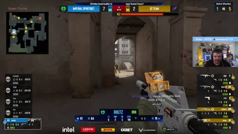 GAULES NARRANDO Imperial vs 9z IEM Dallas 2022 South America Closed Qualifier (MAPA 3)