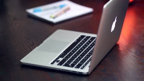 Person Working On An Apple Macbook (1080p)