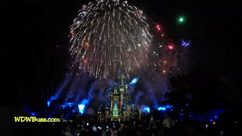 Tinker Bell Flies High Over the Magic Kingdom