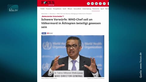 WHO - Tedros criminal history - China puppet