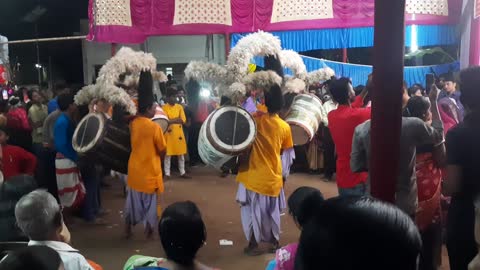 KALI puja DHAK