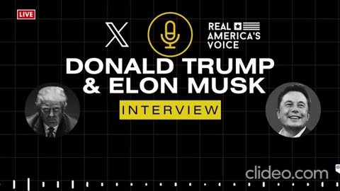 Donald Trump and Elon Musk X Spaces conversation