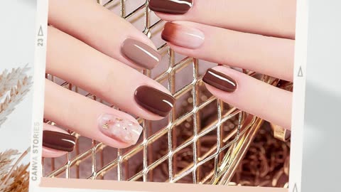 Nails ideas autumn 2023 - 2024 -Trends-Autumn Nails ..