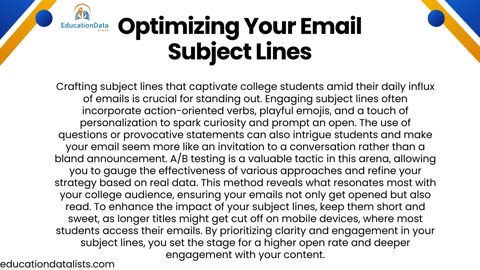 How a College Email List Can Boost Your Marketing Efforts