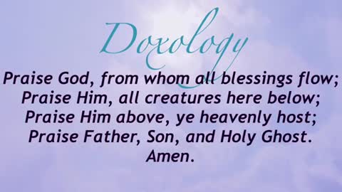 DOXOLOGY