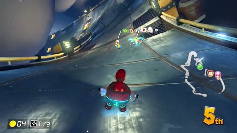 #MK8Olympics Race Four: Cloudtop Cruise