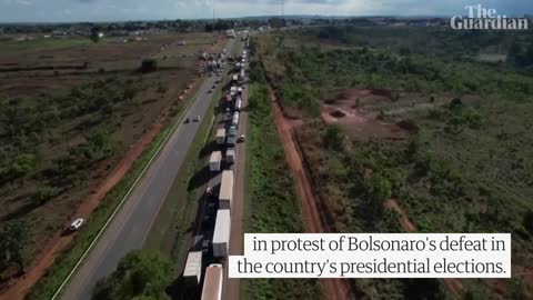 Brazil: Bolsonaro supporters block roads in protest against election defeat