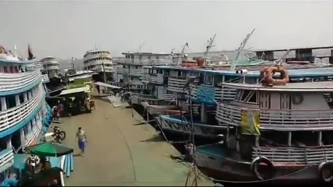 Port of Manaus Amazonas a very good tourist area