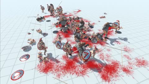 SPARTANS Vs ALL UNITS ANCIENT HUMANS Animal Revolt Battle Simulator