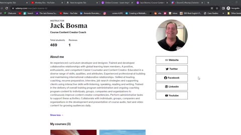 Jack Bosma Provides Udemy Courses