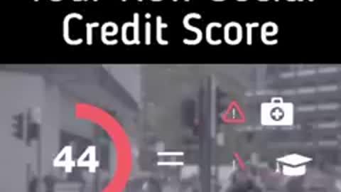 YOUR NEW SOCIAL CREDIT SCORE ⁉️😳