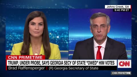 Georgia Secretary of State responds to Trump's town hall comments