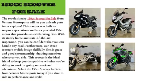 Best 150cc Scooter for Sale | Venom Motorsports