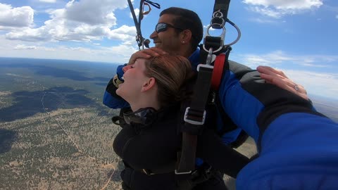 Skydiver's Mile High Marriage Proposal