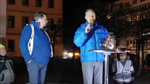 FRANK PESCHEL, MdL Sachsen, AfD - BAUTZEN, Kornmarkt, 05 02 2024, 157. MAHNWACHE 🕊