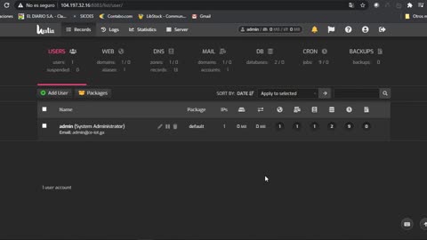 Instalación del Panel Hestia Panel en VPS GOOGLE CLOUD VM Video 2