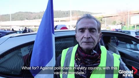 Freedom convoy_ in France, inspired by Canadian protests, gets underway