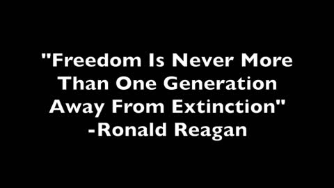 Ronald Regan Patriotic Speech 1