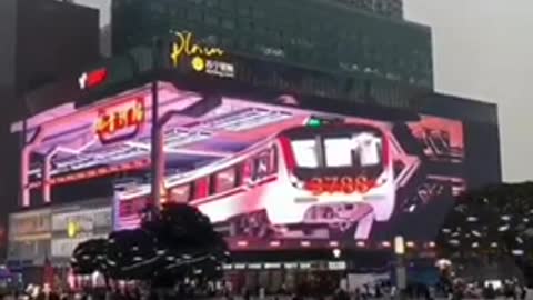 3d billboard in china