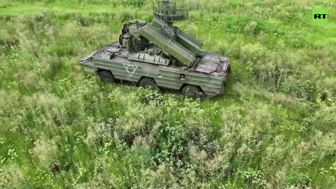 Combat work of the Osa anti-aircraft missile system - video