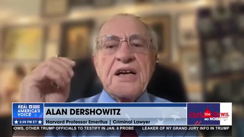 Alan Dershowitz SLAMS DA Bragg Over Victimless Indictment Charge