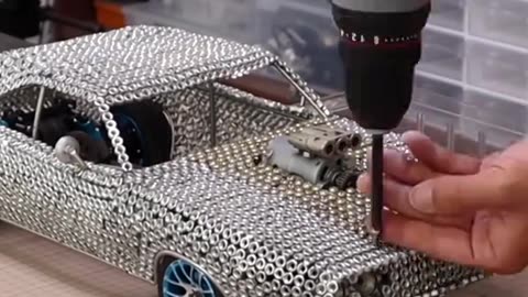 Diy How to make car from nut bolts