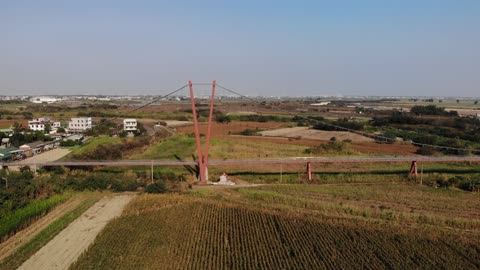 Liujiadian Changshou Bridge 六家佃長壽橋 🇹🇼 (2019-02) {aerial}