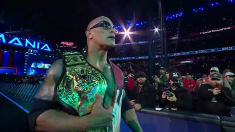 The Rock's entrance at Wrestlemania 40 will go down as one of the greatest entrances of all time