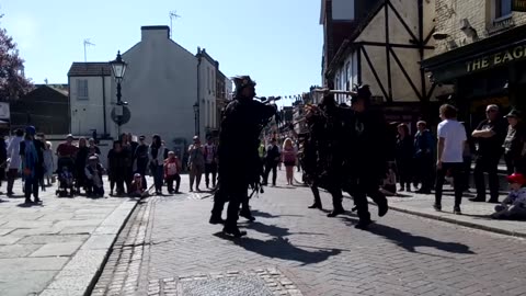 Beltane Border Morris-Huntress at Rochester Sweeps Festival 2018