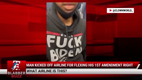 Man KICKED OFF Airline For Flexing His 1st Amendment Right