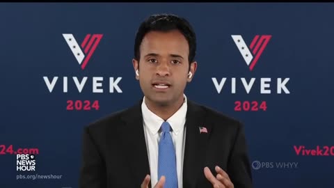 Vivek Ramaswamy on PBS' Newshour on 7.25.23