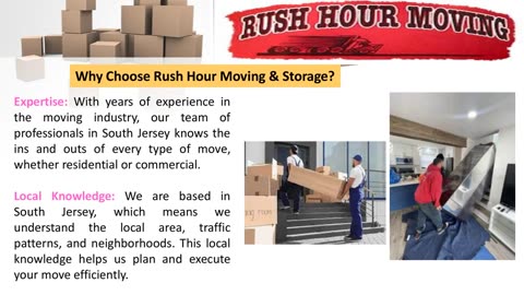 Your Trusted Movers in South Jersey - Rush Hour Moving & Storage