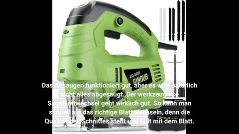 Bosch Home and Garden Stichsäge PST 900 PEL, Grün (620W, Hubzahl bei Leerlauf 500 bis 3100 U/min)