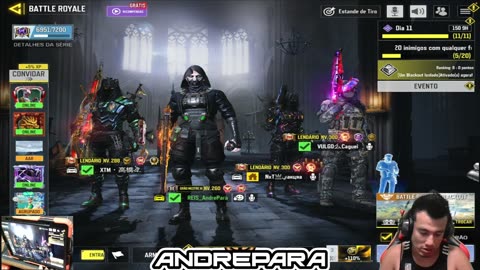 Acompanhe a emocionante jornada de AndréPara em Call of Duty Mobile!