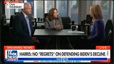 Kamala's Gymnastics Performance : Flipflopping Through 28 minutes of Recorded CNN Interview